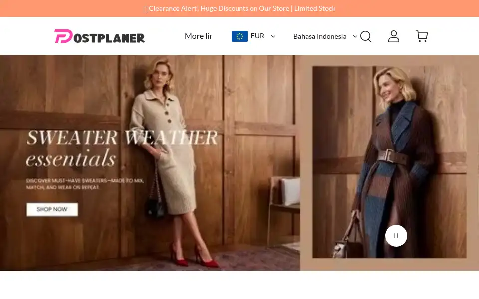 Screenshot of postplaner.com