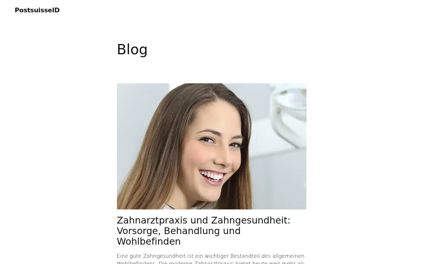 Screenshot of postsuisseid.ch