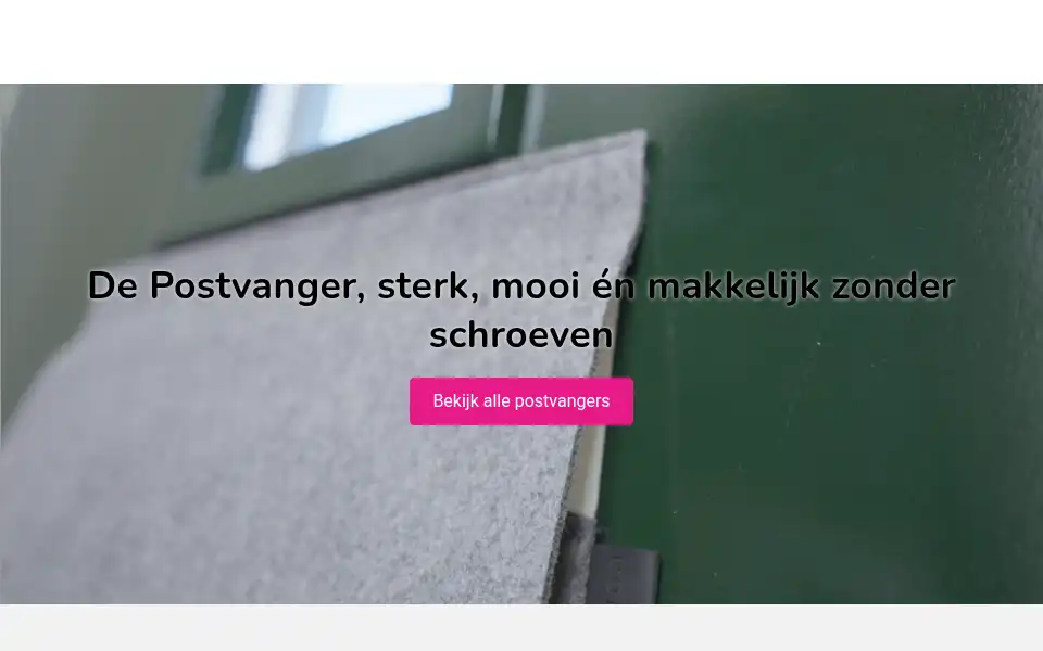 Screenshot of postvanger.nl