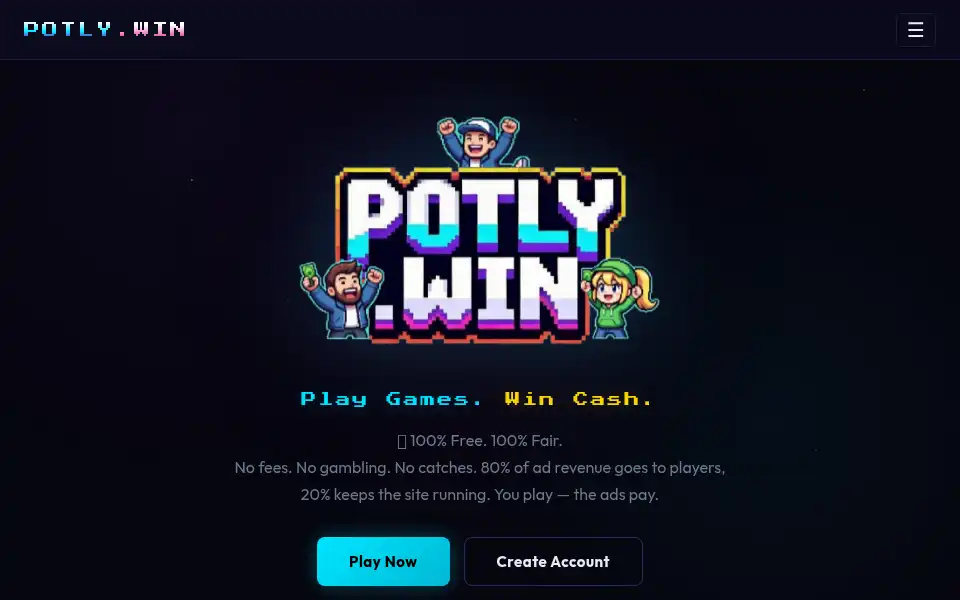 Screenshot of potly.win