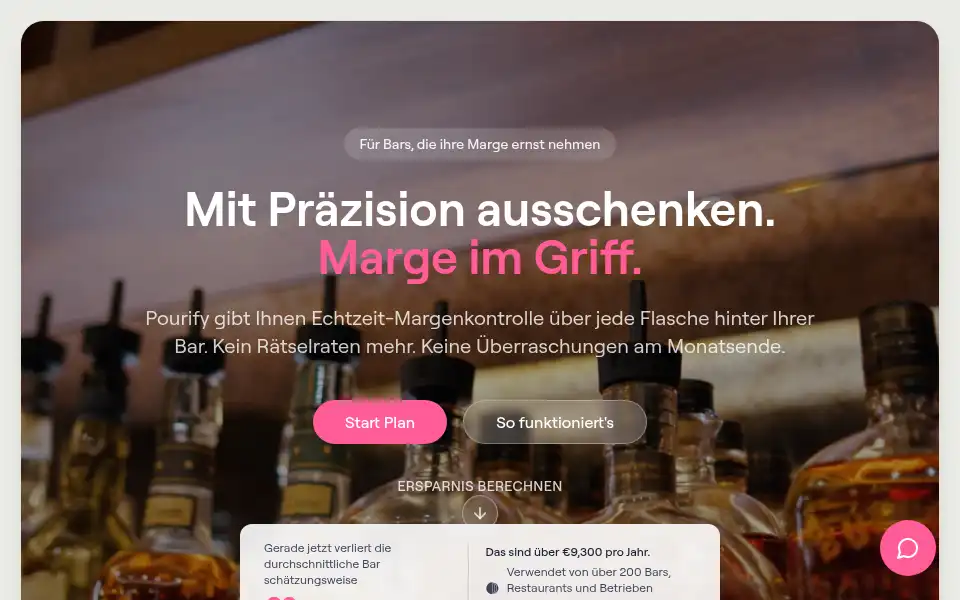 Screenshot of pourify.com