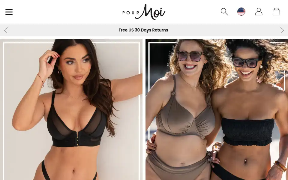 Screenshot of pourmoiclothing.com