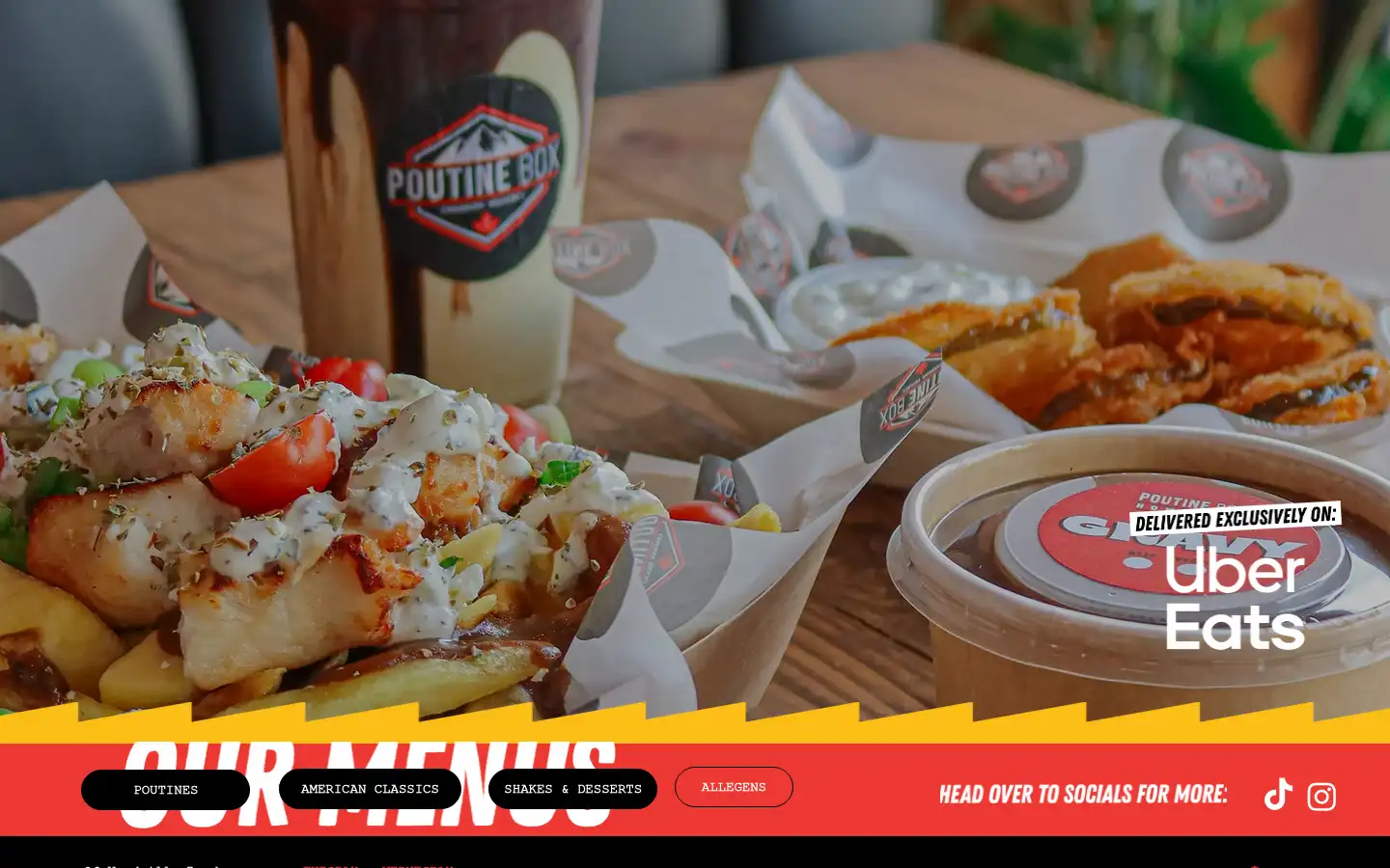 Screenshot of poutinebox.co.uk