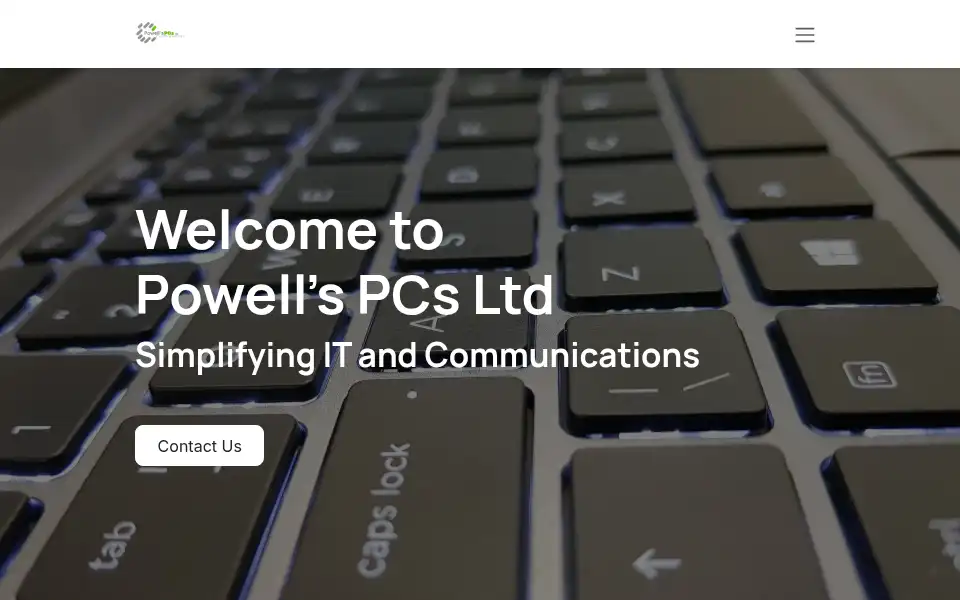 Screenshot of powellspcs.co.uk