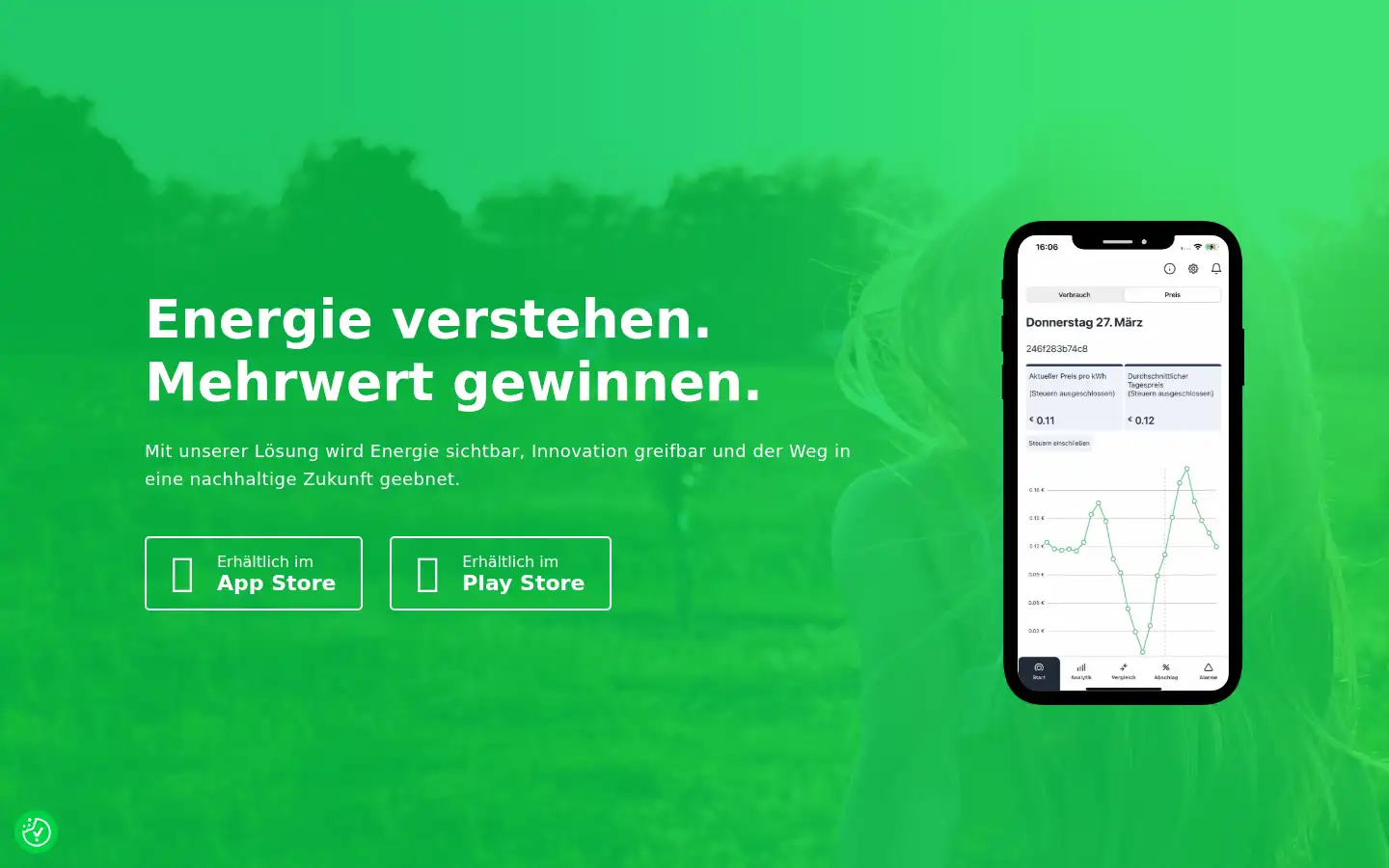 Screenshot of powerfox.energy