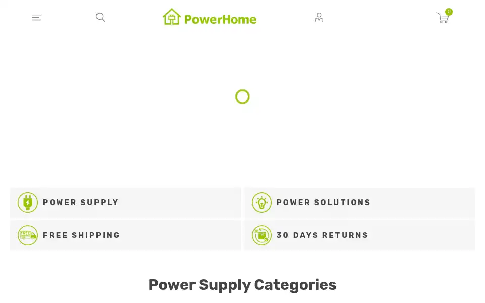 Screenshot of powerhome.com