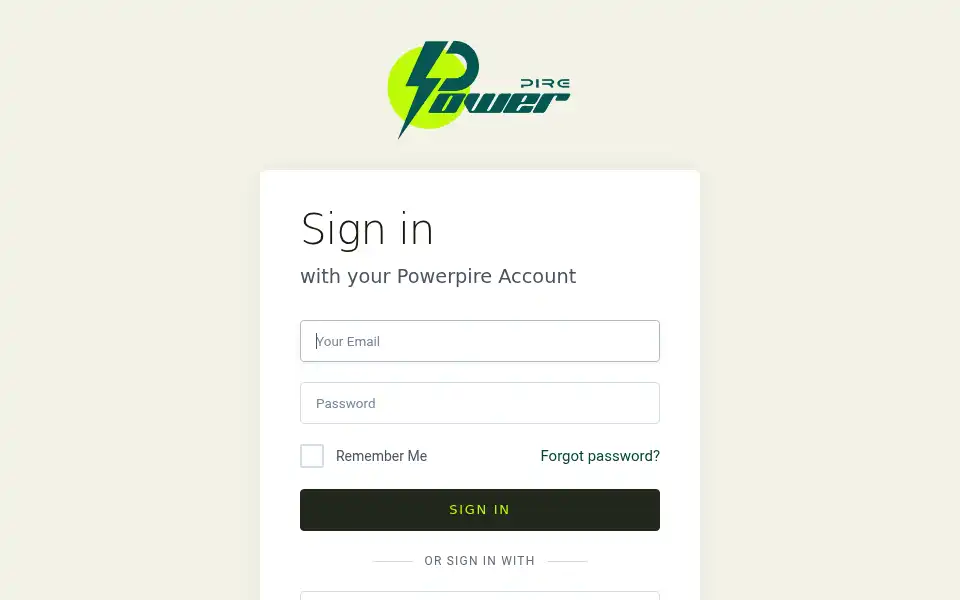Screenshot of powerpire.com