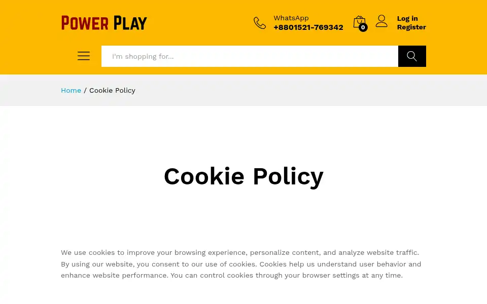 Screenshot of powerplay.com.bd