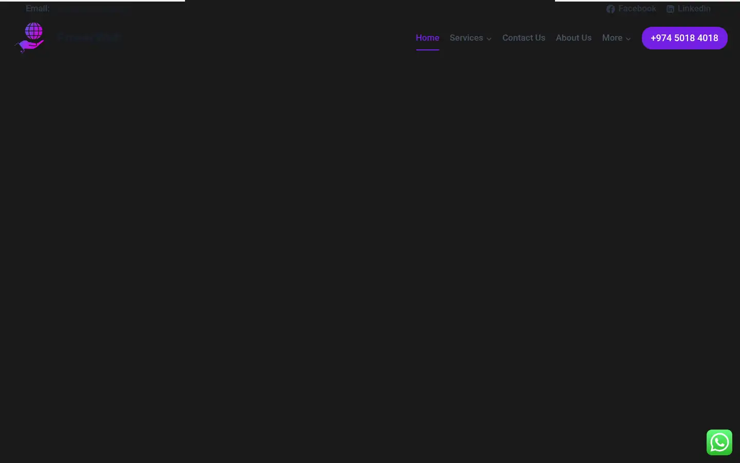 Screenshot of powerweb.qa