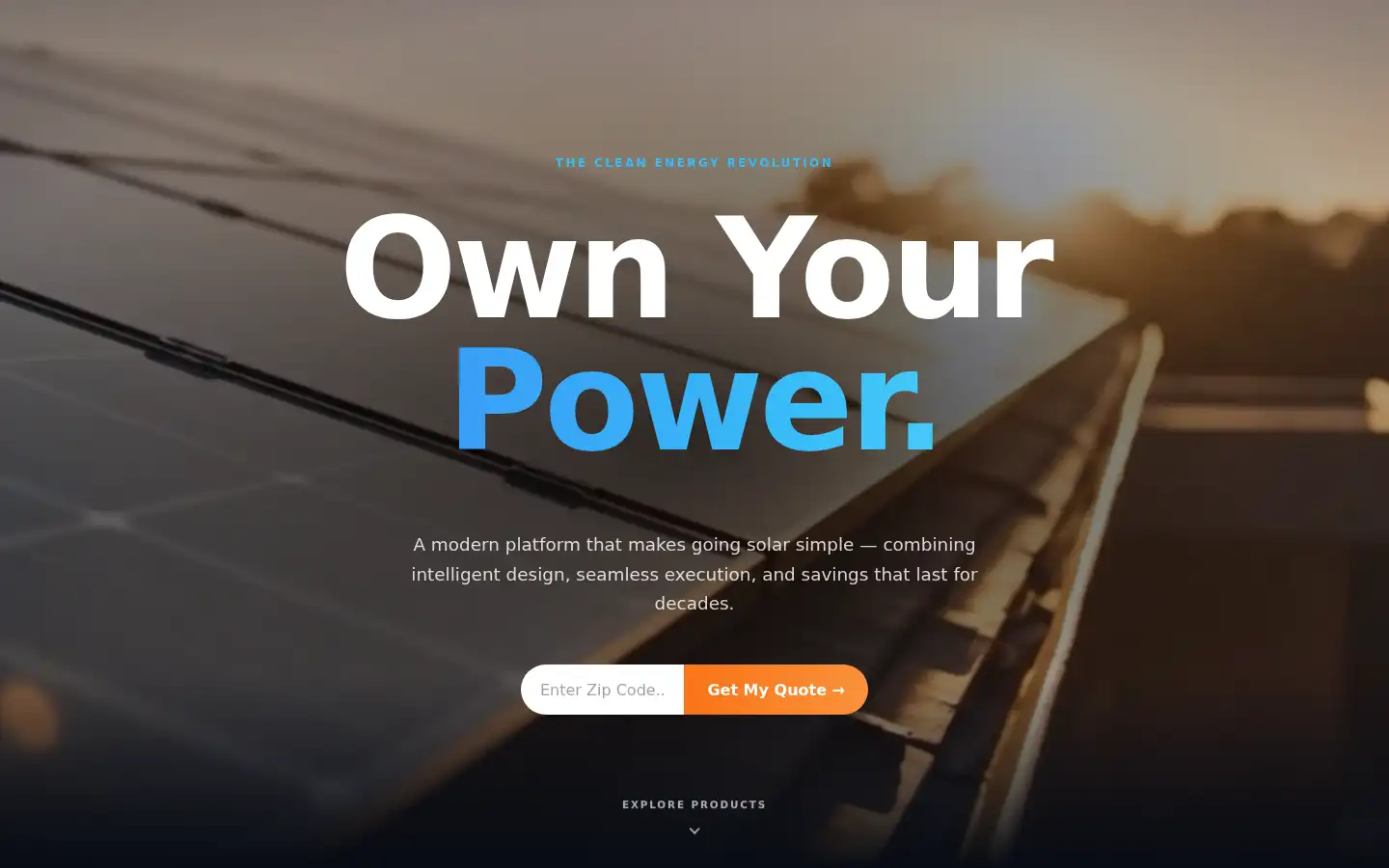 Screenshot of powur.com