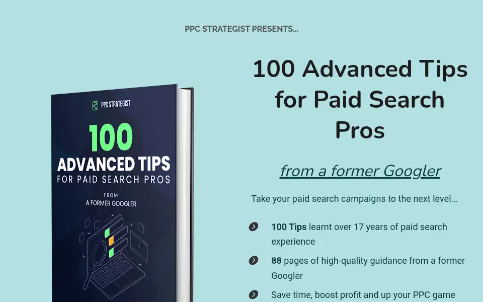 Screenshot of ppc-strategist.co.uk