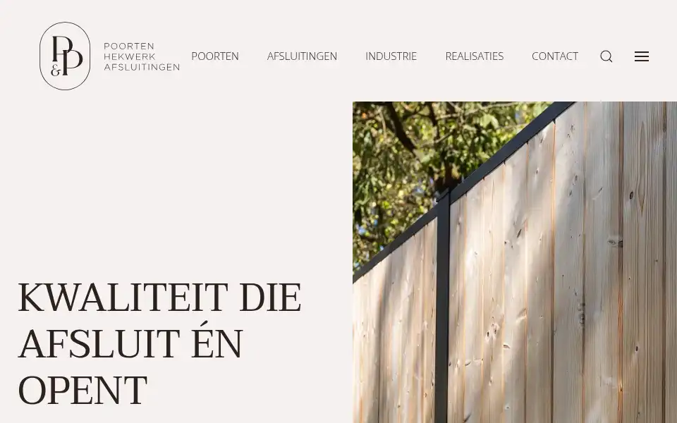 Screenshot of pphekwerk.be