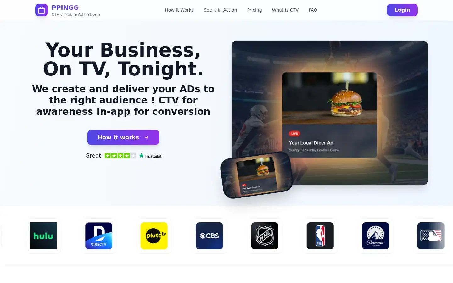 Screenshot of ppingg.com