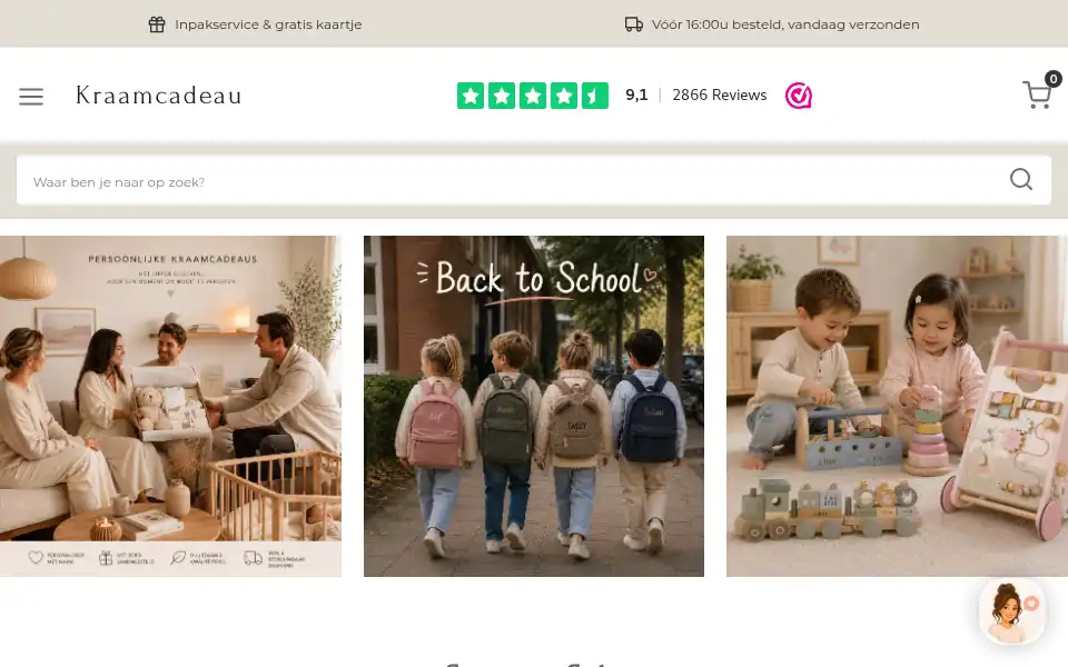 Screenshot of prachtigkado.nl