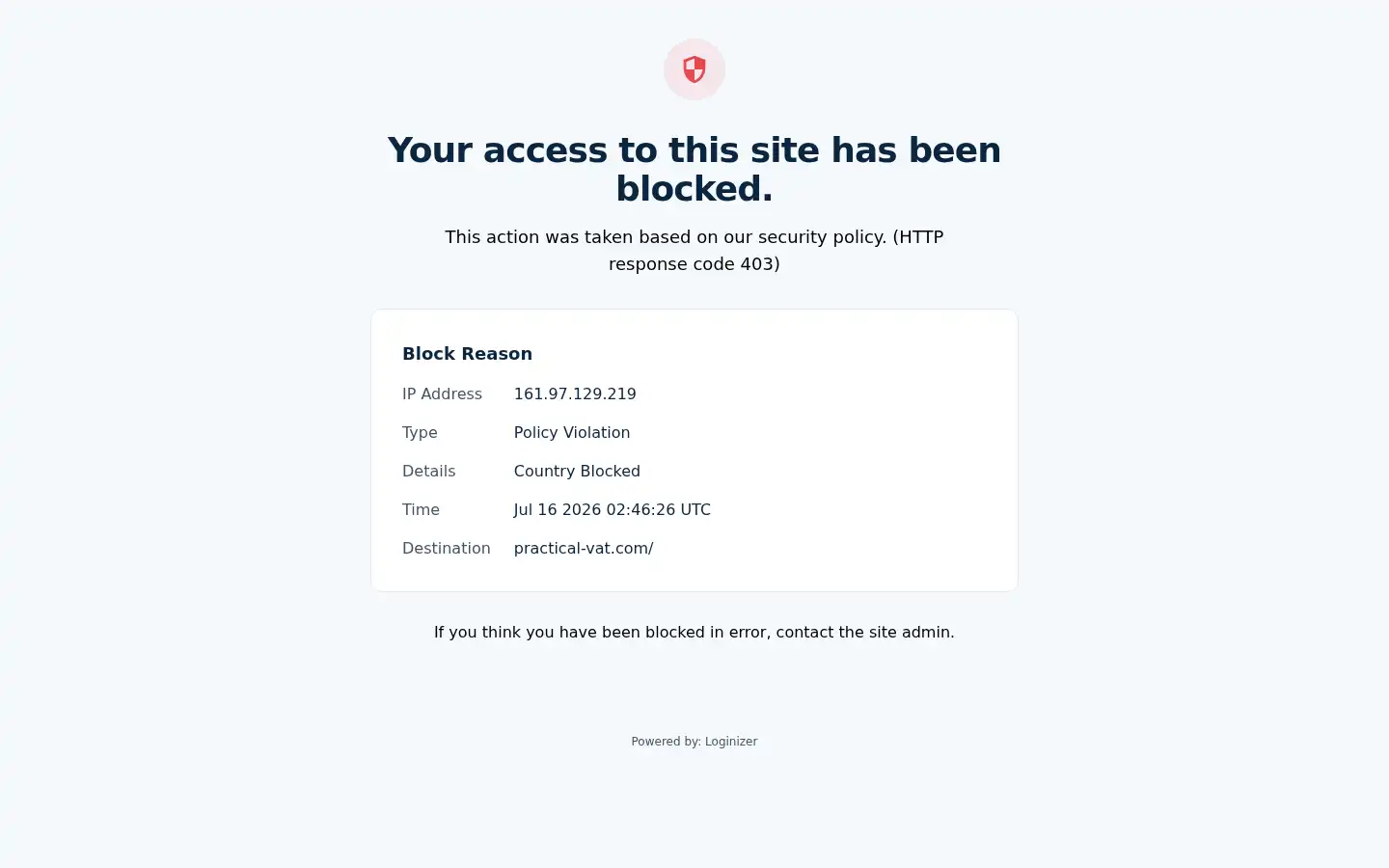 Screenshot of practical-vat.com