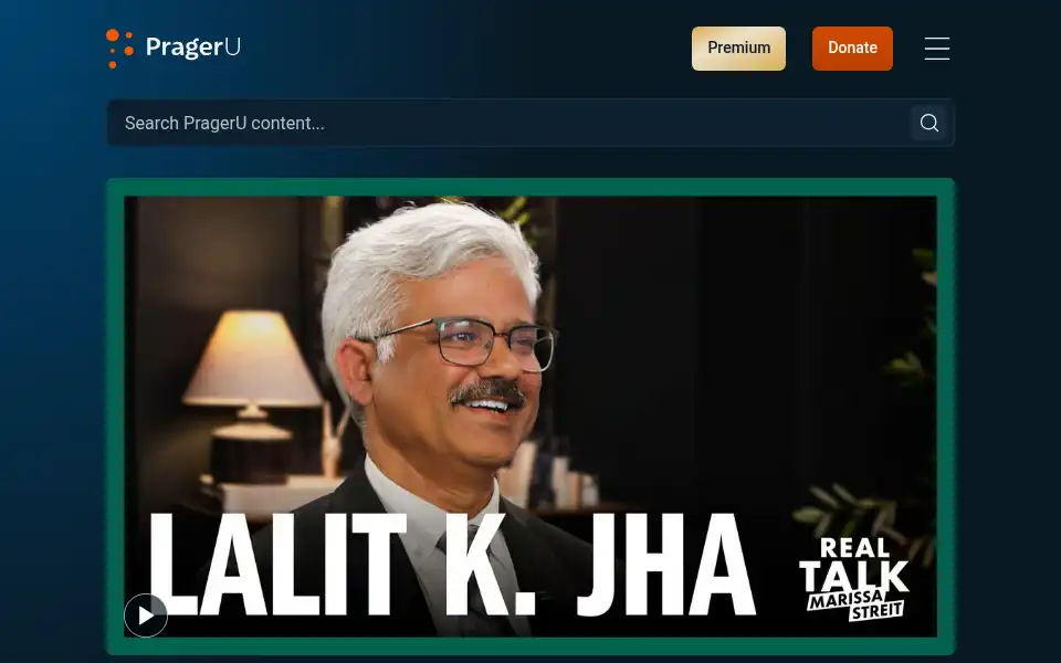Screenshot of prageru.com