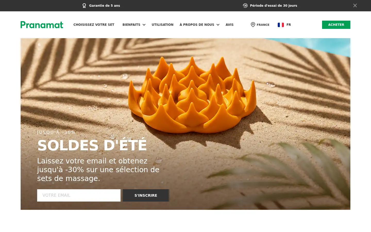 Screenshot of pranamateco.com