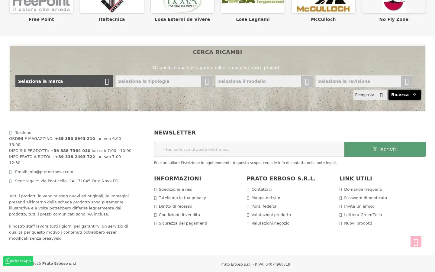 Screenshot of pratoerboso.com