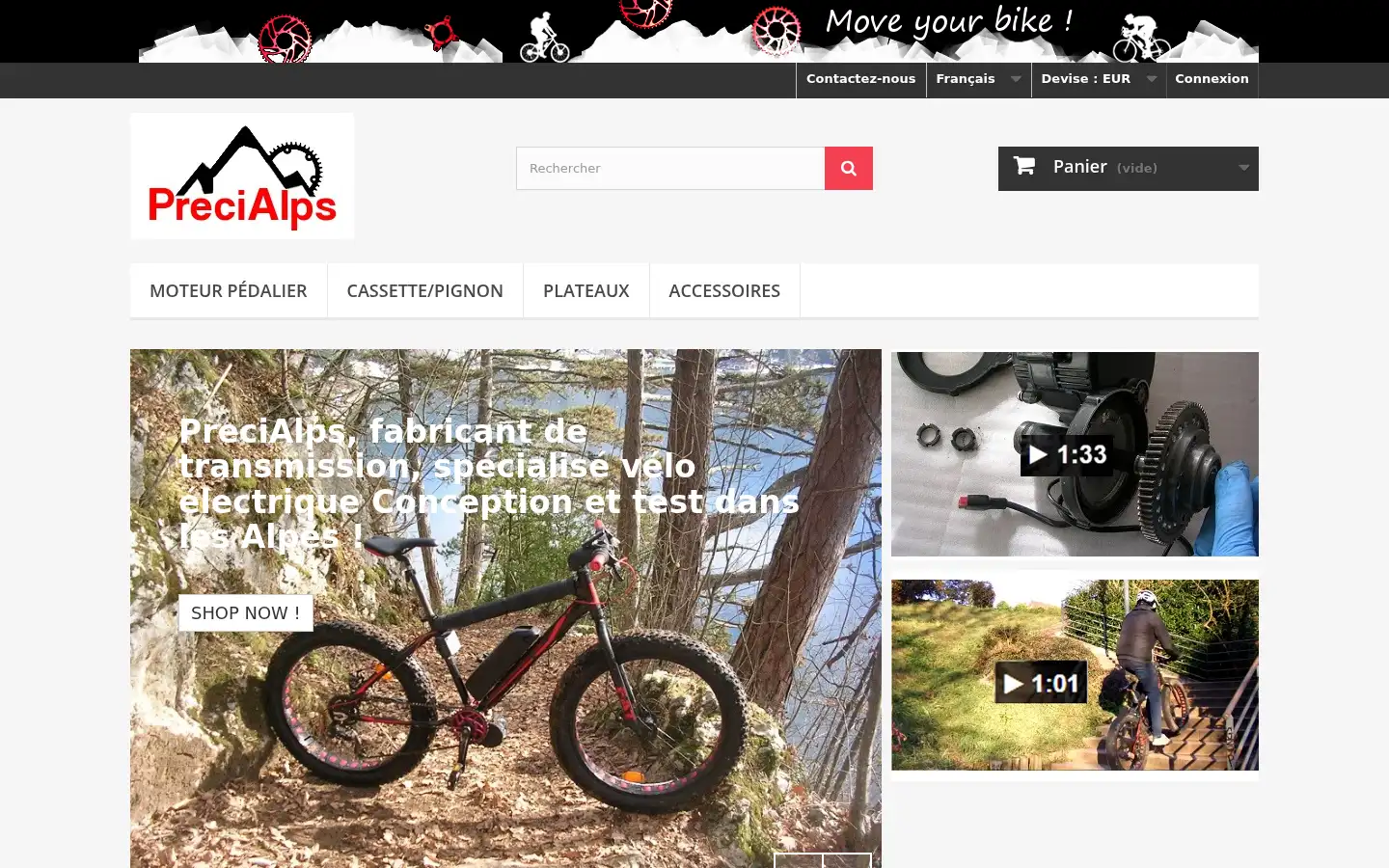 Screenshot of precialps.com