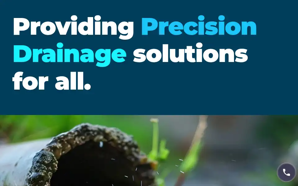Screenshot of precision-drainage-solutions.co.uk