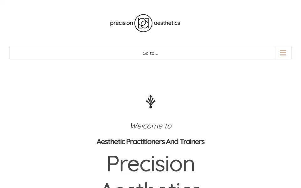 Screenshot of precisionaesthetics.net