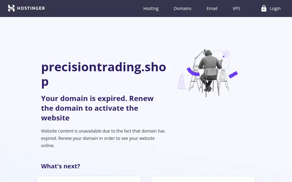 Screenshot of precisiontrading.shop
