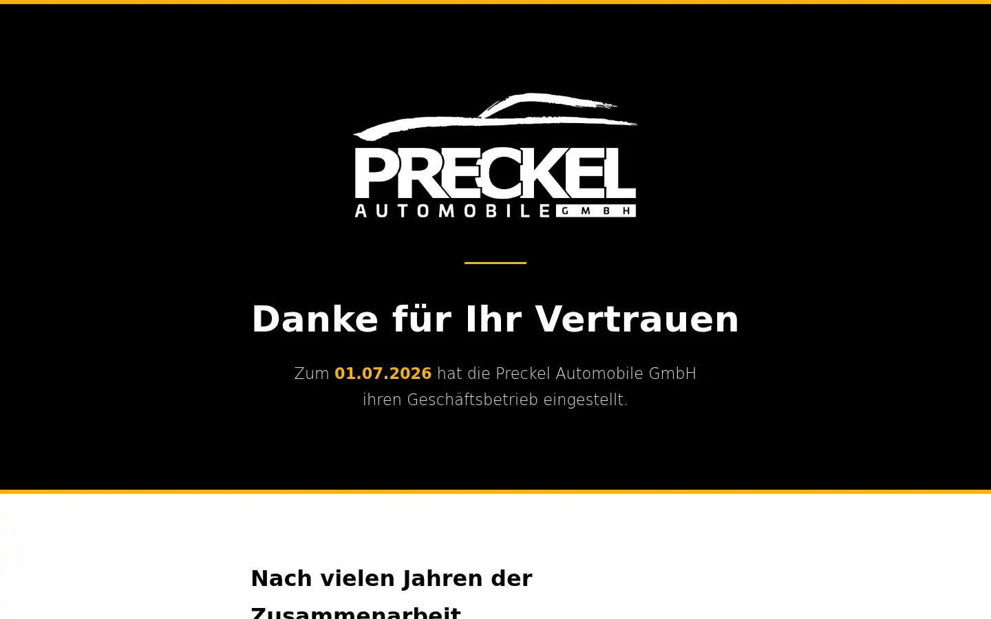 Screenshot of preckel.de
