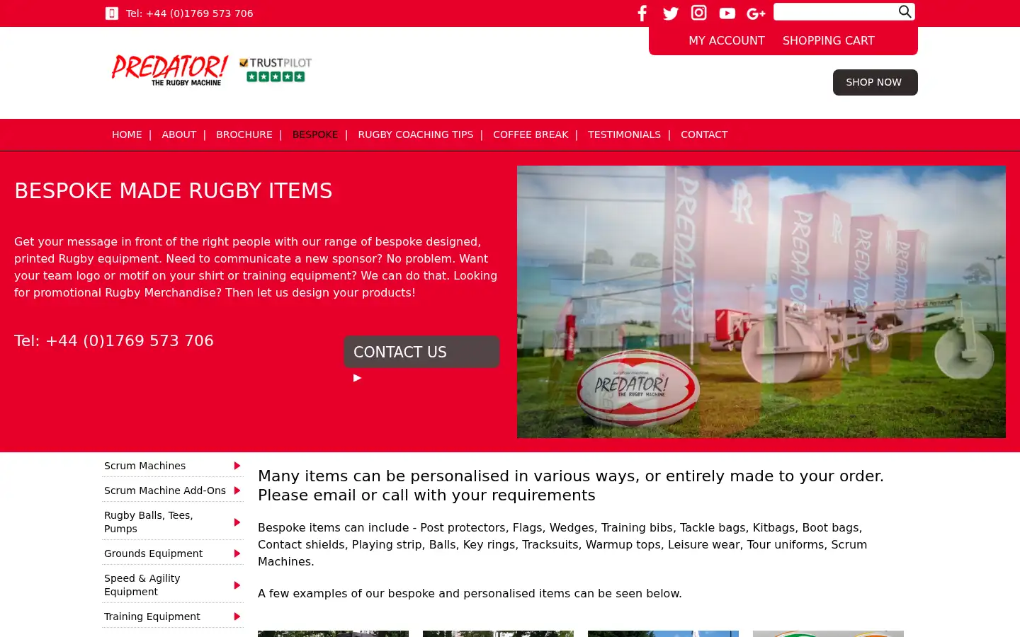 Screenshot of predator.co.uk
