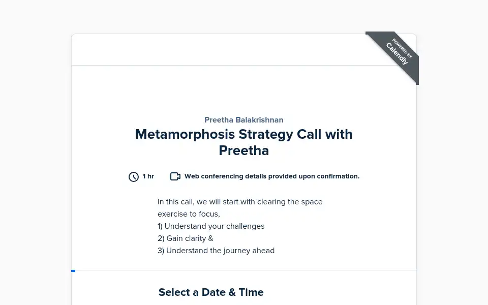 Screenshot of preethabalakrishnan.com