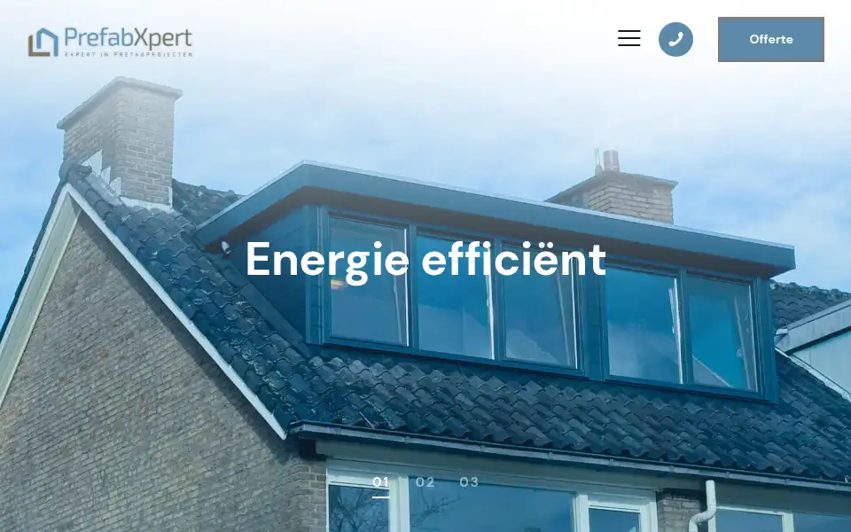Screenshot of prefabxpert.nl
