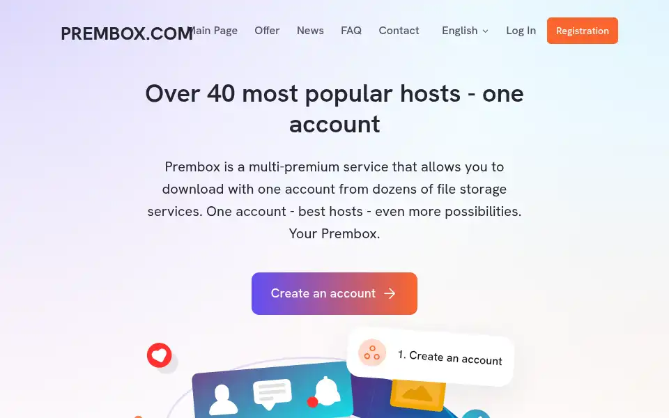 Screenshot of prembox.com