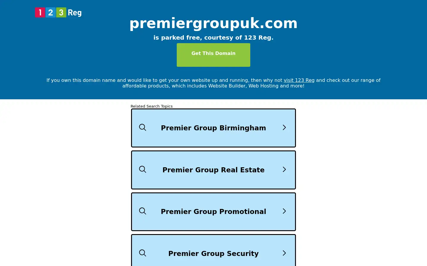 Screenshot of premiergroupuk.com