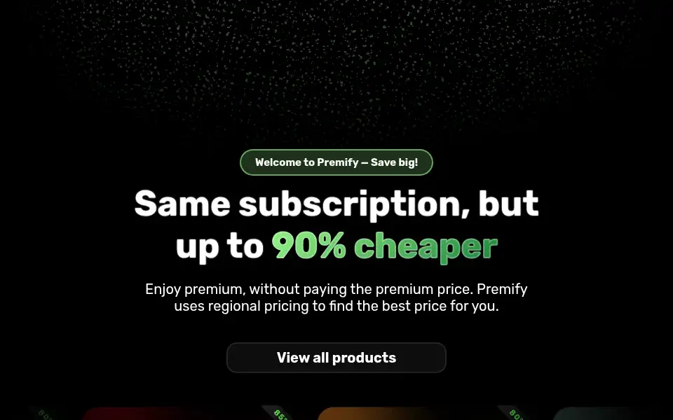 Screenshot of premify.io