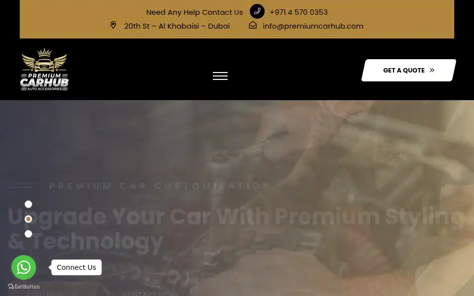 Screenshot of premiumcarhub.com