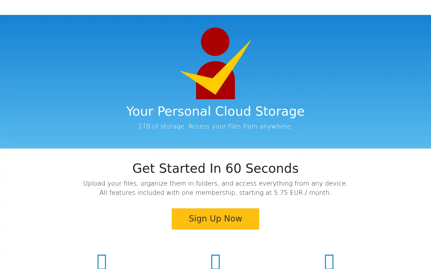 Screenshot of premiumize.me