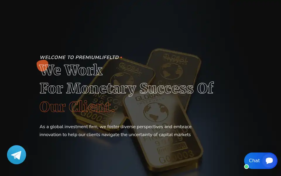 Screenshot of premiumlifeltd.com