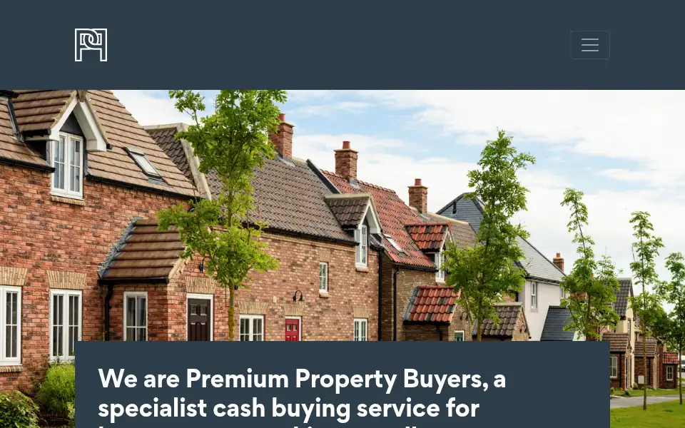 Screenshot of premiumpropertybuyers.com
