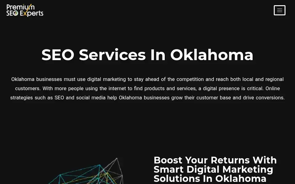 Screenshot of premiumseoexperts.com