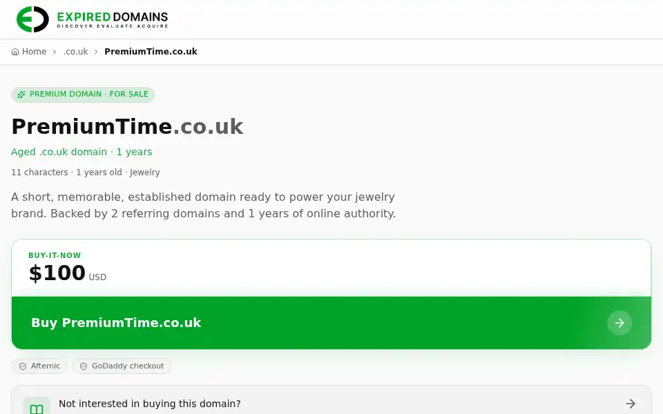 Screenshot of premiumtime.co.uk