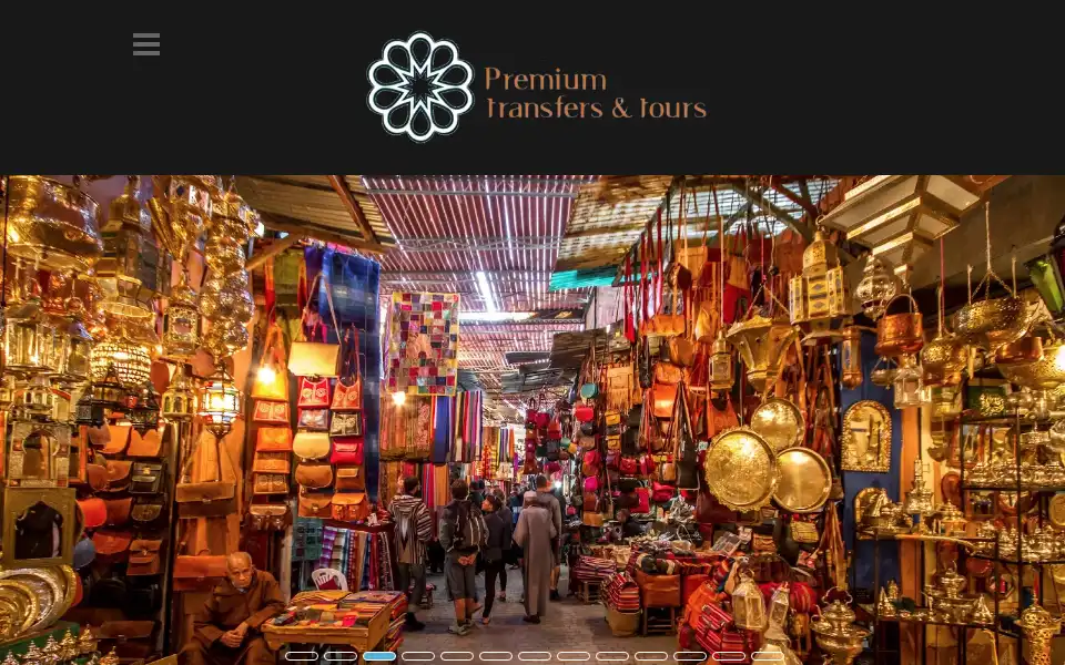 Screenshot of premiumtransfersandtours.com