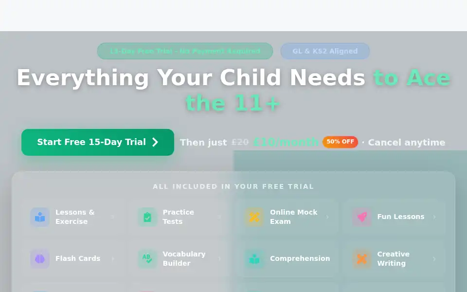 Screenshot of prep4all.co.uk