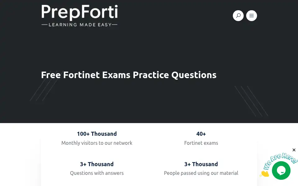Screenshot of prepforti.com
