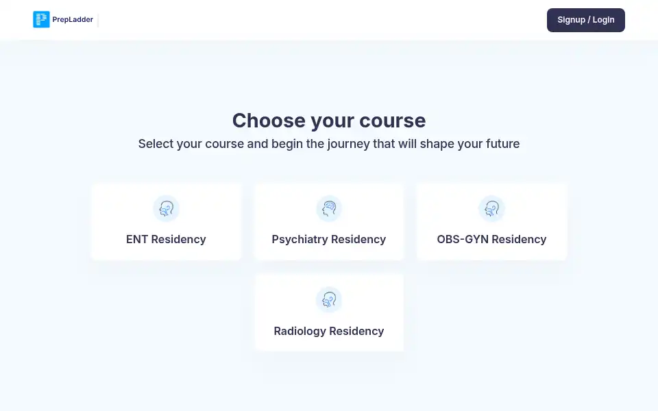 Screenshot of prepladder.com