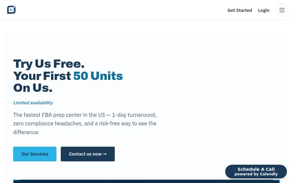Screenshot of prepshipping.com