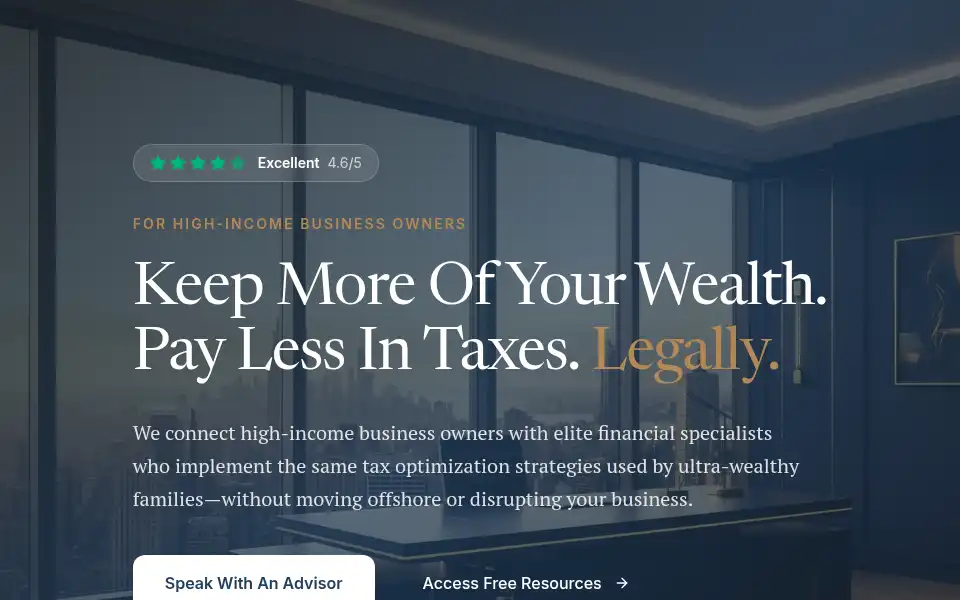 Screenshot of preservewealthgroup.com