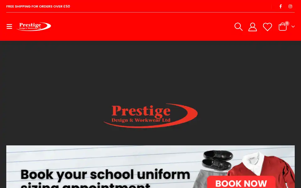 Screenshot of prestigedesignww.co.uk