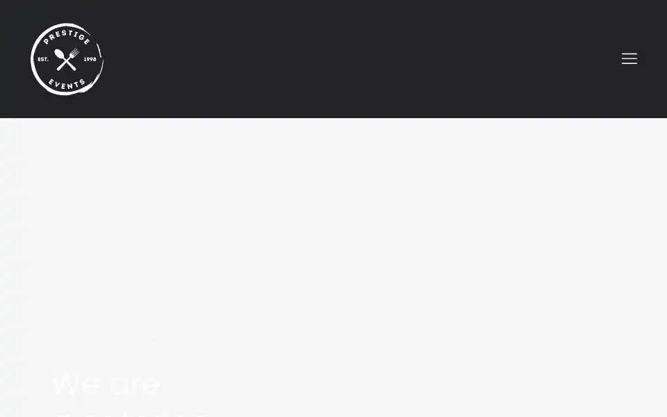 Screenshot of prestigeevent.uk