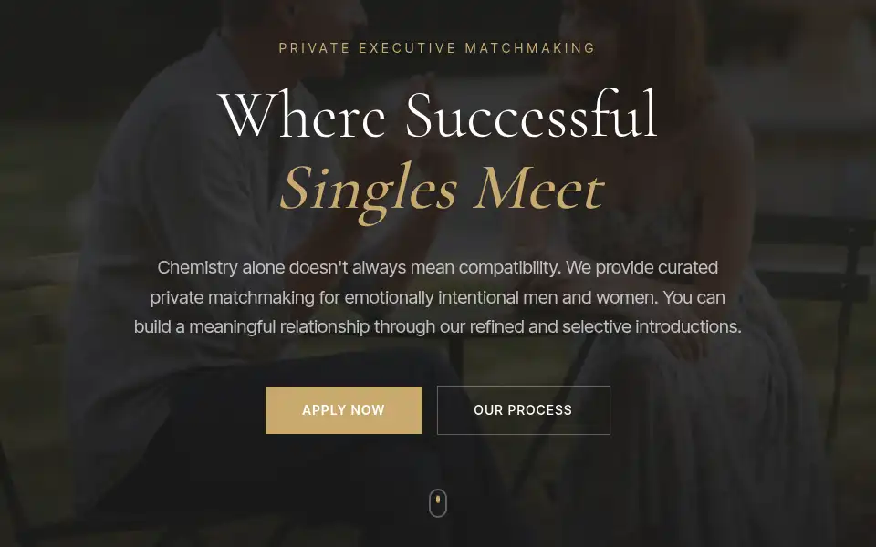 Screenshot of prestigematchmakingpros.com