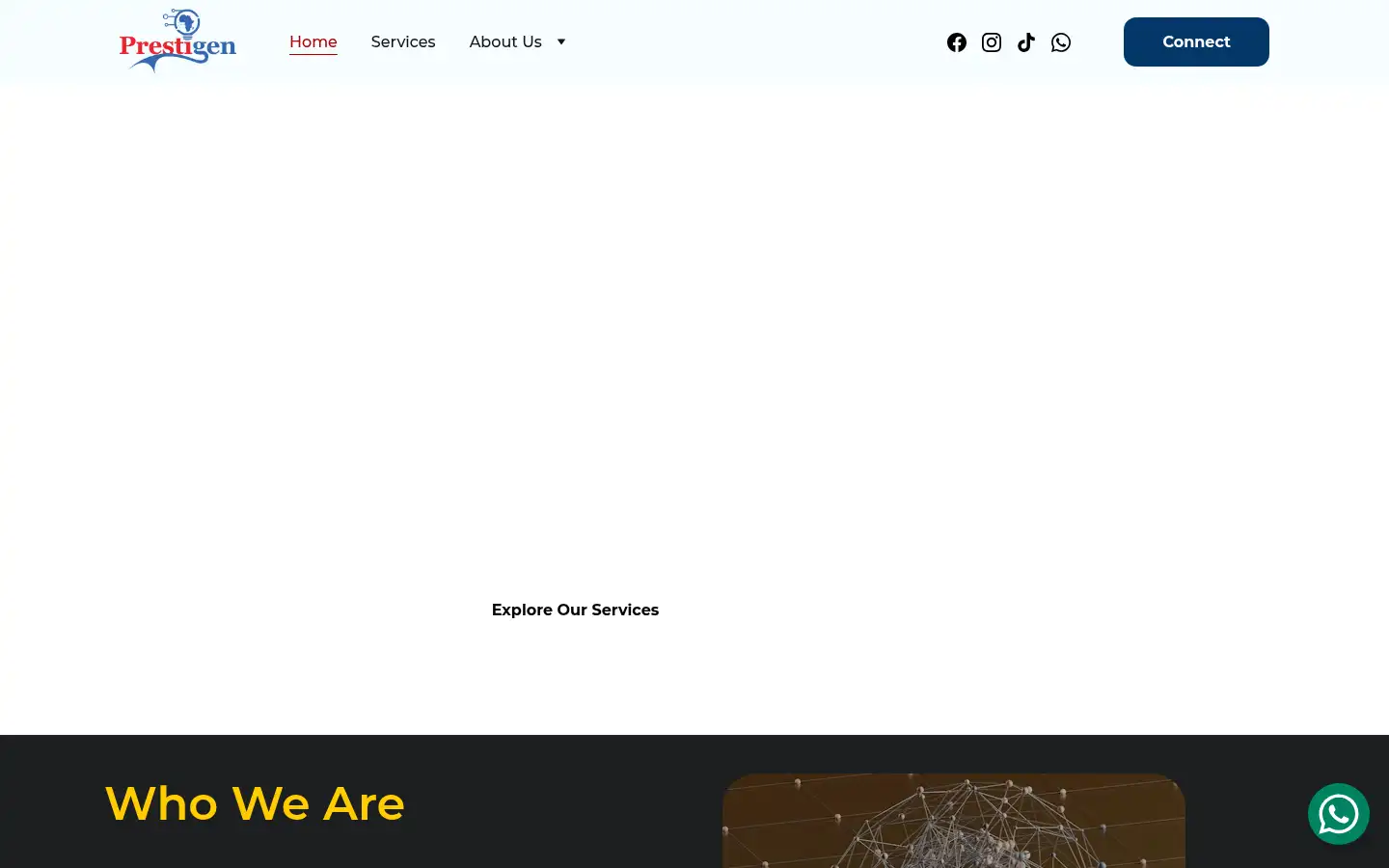 Screenshot of prestigen.net