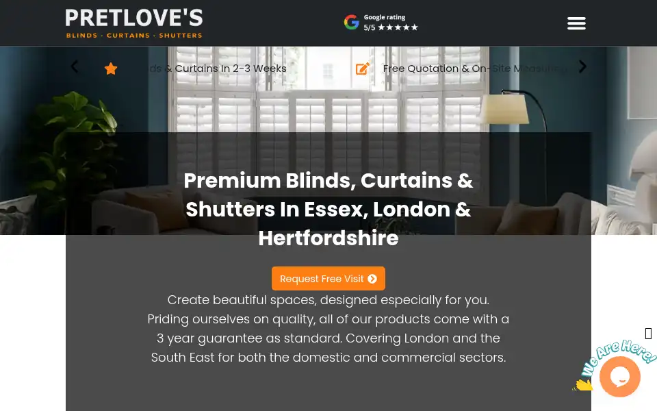 Screenshot of pretlovesbcs.co.uk
